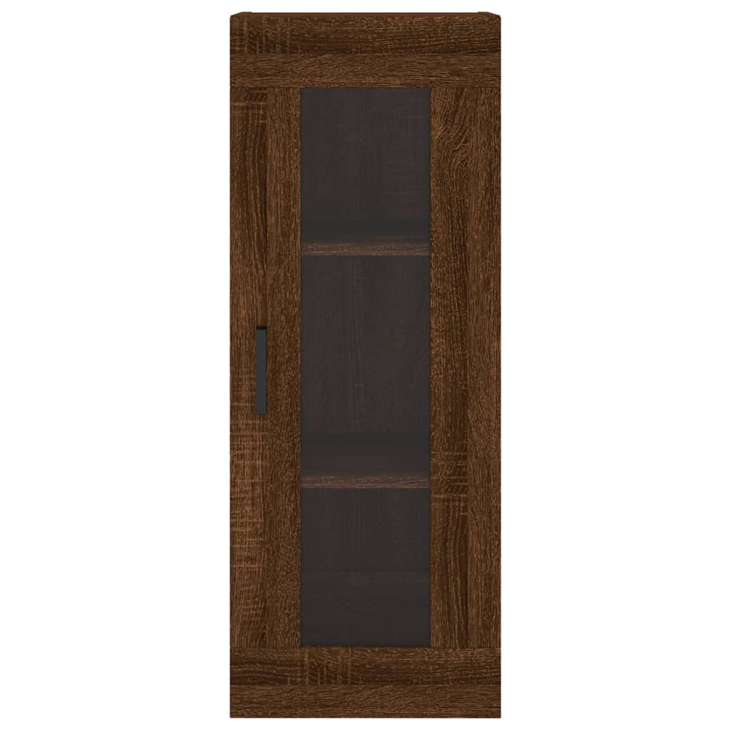 Ντουλάπι Καφέ Δρυς 34,5 x 34 x 180 εκ. από Επεξεργασμένο Ξύλο