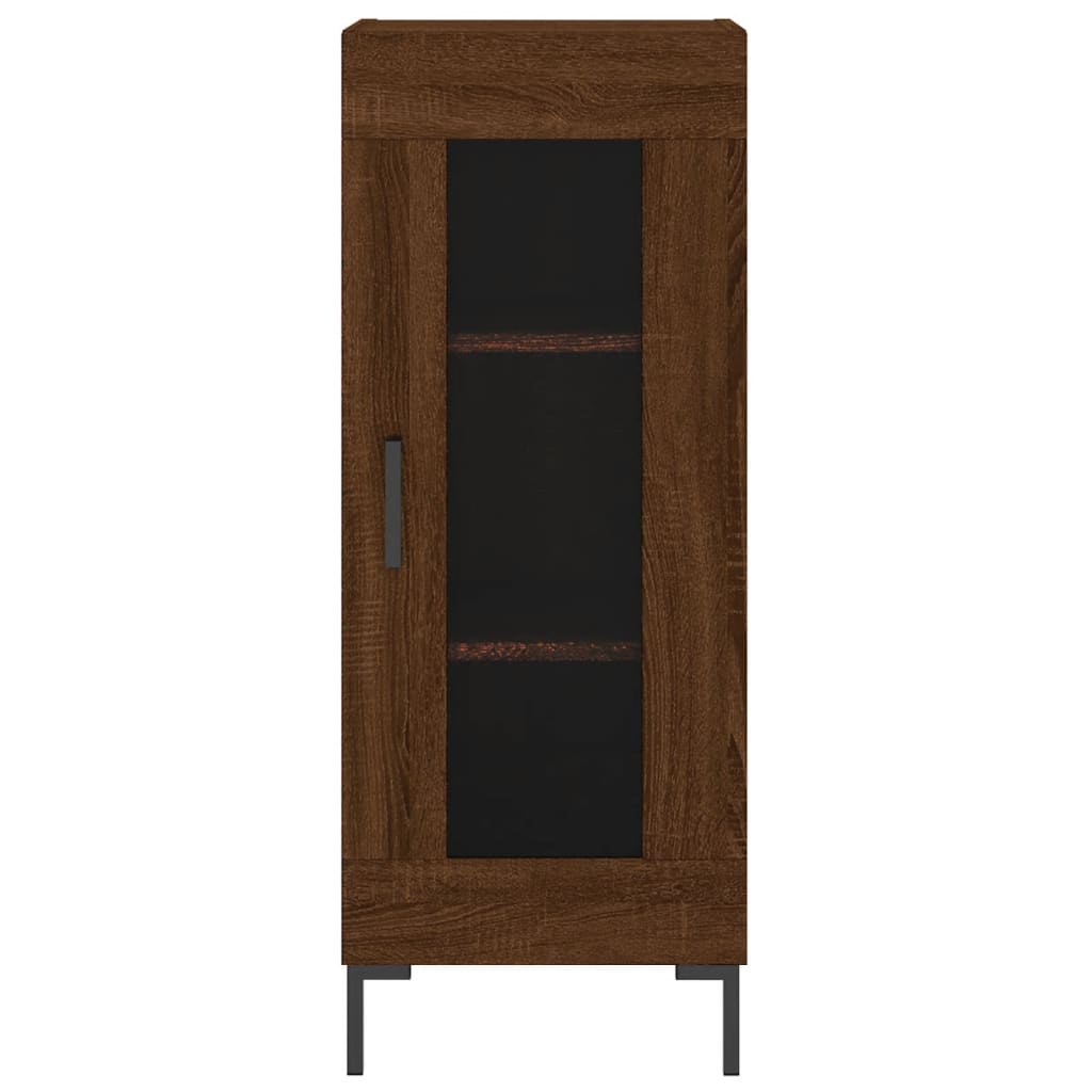 Ντουλάπι Καφέ Δρυς 34,5 x 34 x 180 εκ. από Επεξεργασμένο Ξύλο