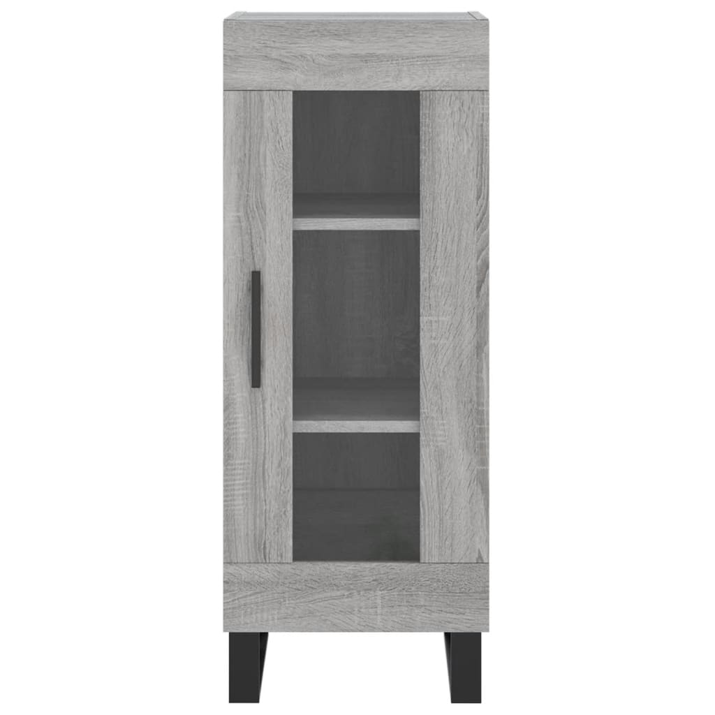 Μπουφές Sonoma Γκρι 34,5 x 34 x 180 εκ. από Επεξεργασμένο Ξύλο - Pakobazaar