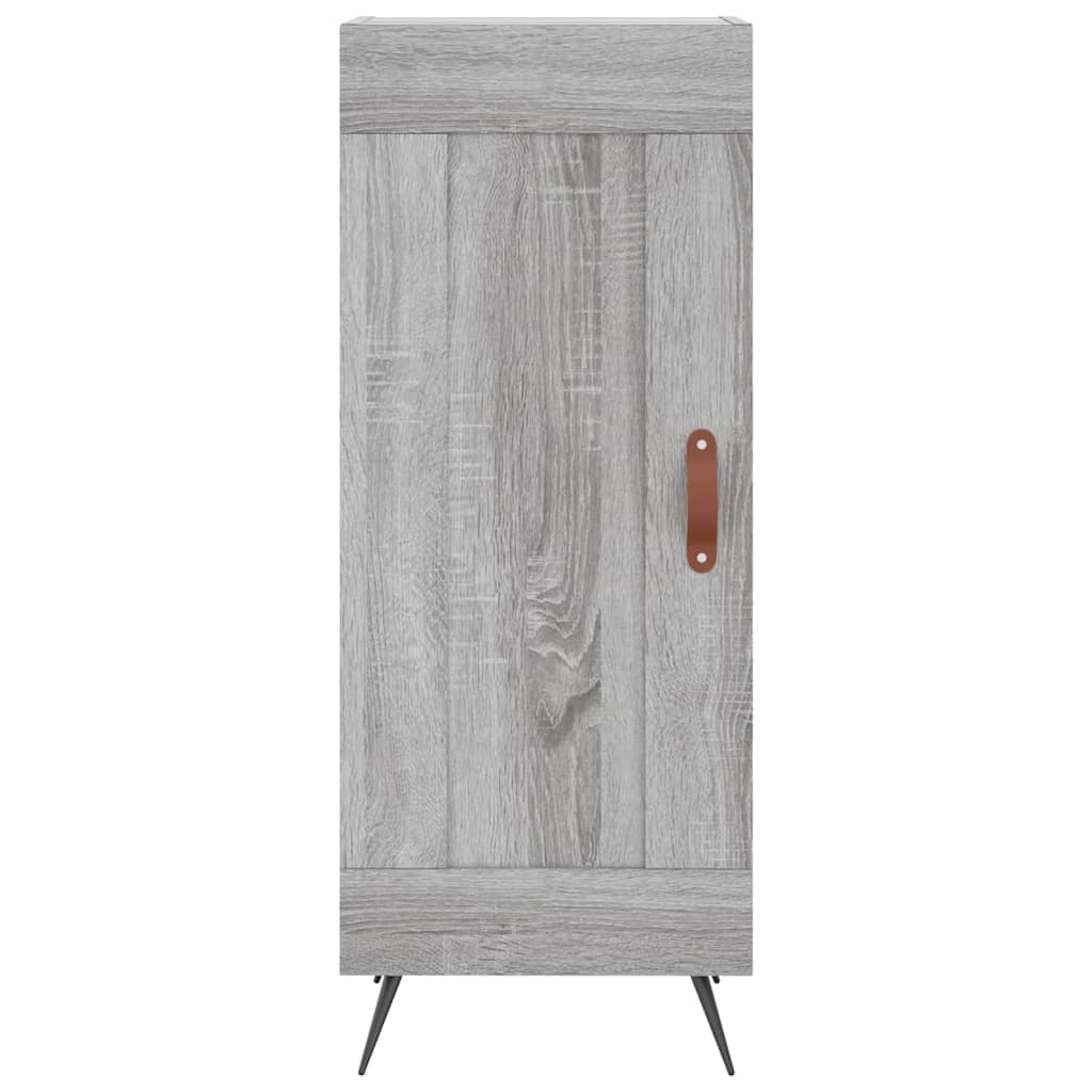 Μπουφές Sonoma Γκρι 34,5 x 34 x 180 εκ. από Επεξεργασμένο Ξύλο