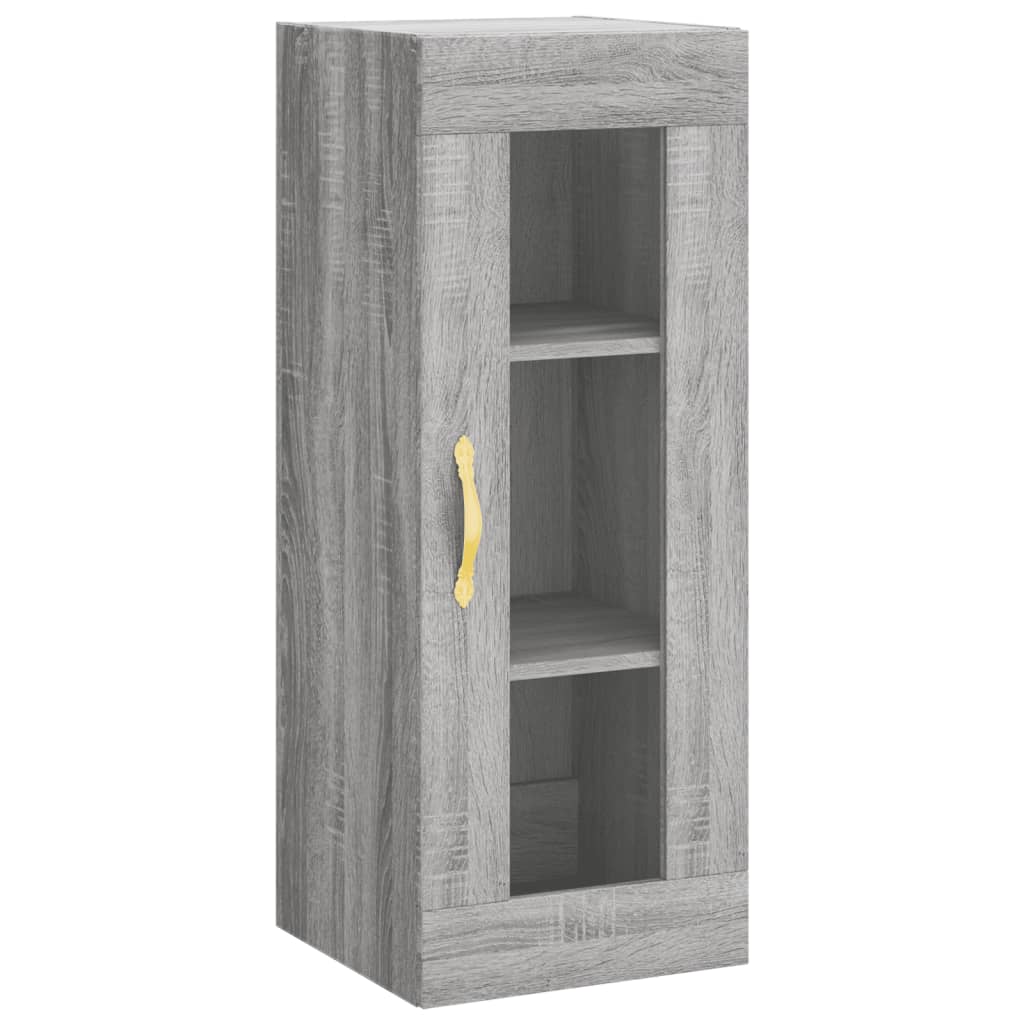 Μπουφές Sonoma Γκρι 34,5 x 34 x 180 εκ. από Επεξεργασμένο Ξύλο - Pakobazaar