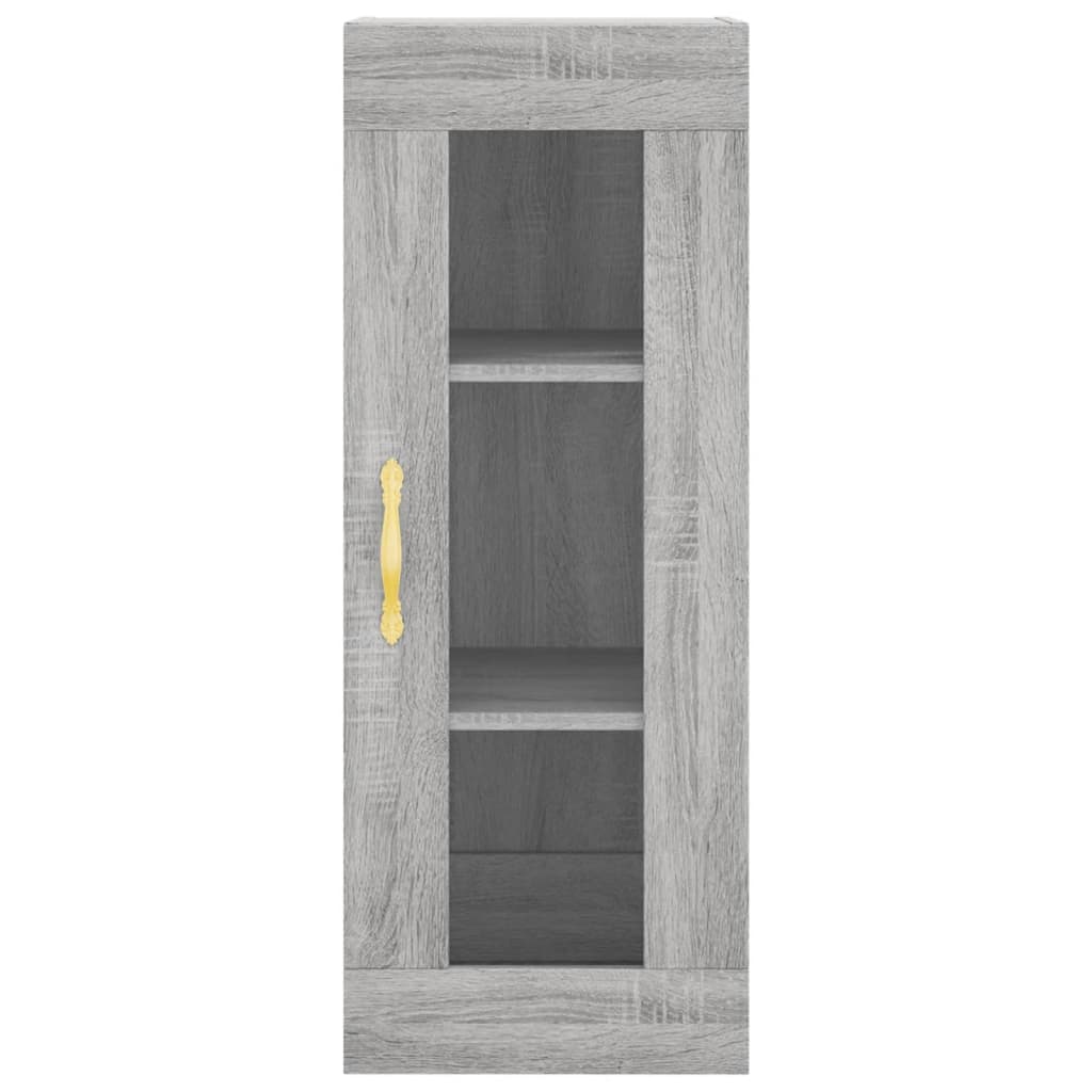 Μπουφές Sonoma Γκρι 34,5 x 34 x 180 εκ. από Επεξεργασμένο Ξύλο - Pakobazaar