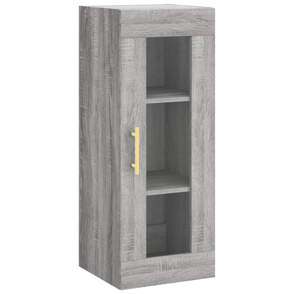 Μπουφές Sonoma Γκρι 34,5 x 34 x 180 εκ. από Επεξεργασμένο Ξύλο
