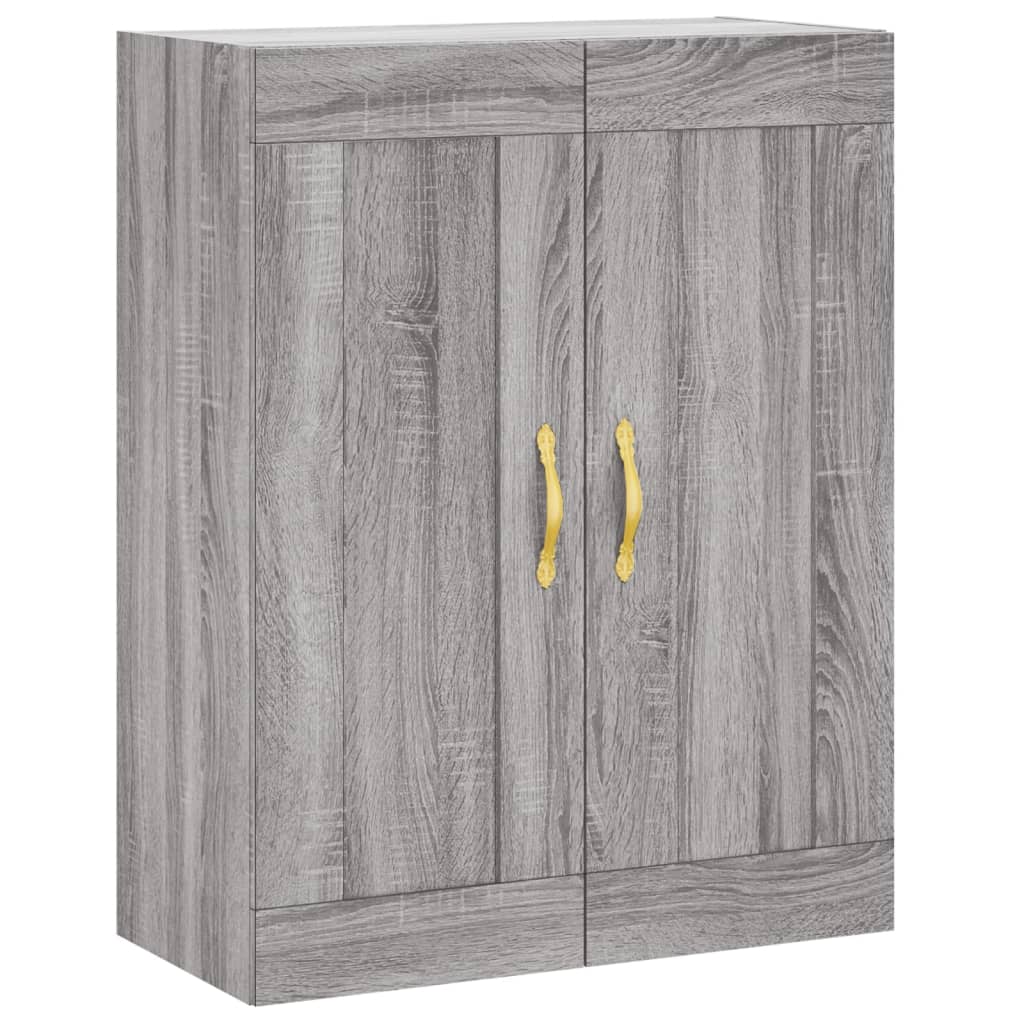Ντουλάπι Γκρι Sonoma 69,5 x 34 x 180 εκ. Επεξεργασμένο Ξύλο
