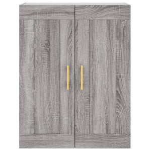Ντουλάπι Γκρι Sonoma 69,5 x 34 x 180 εκ. Επεξεργασμένο Ξύλο