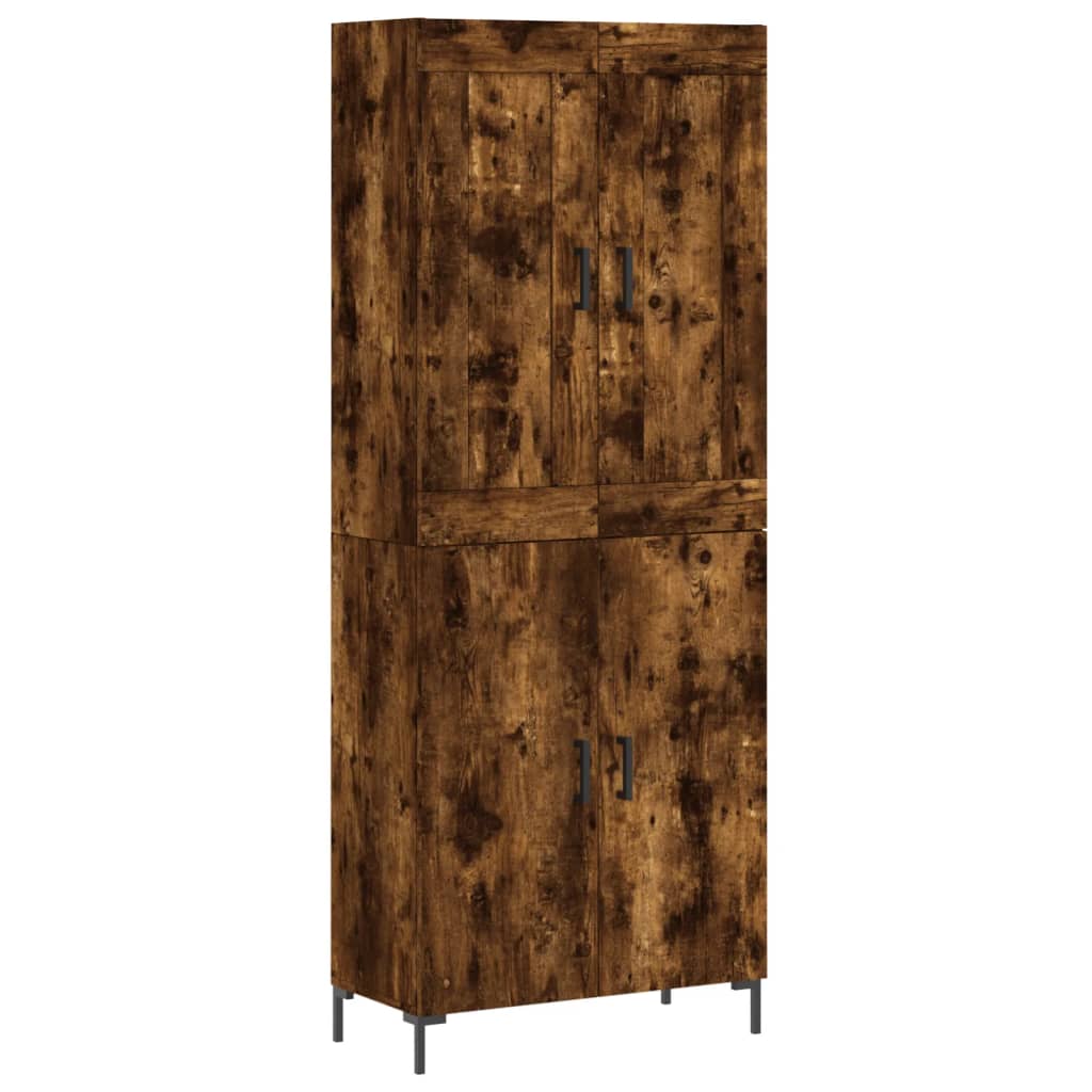 Ντουλάπι Καπνιστή Δρυς 69,5x34x180 εκ. από Επεξεργασμένο Ξύλο
