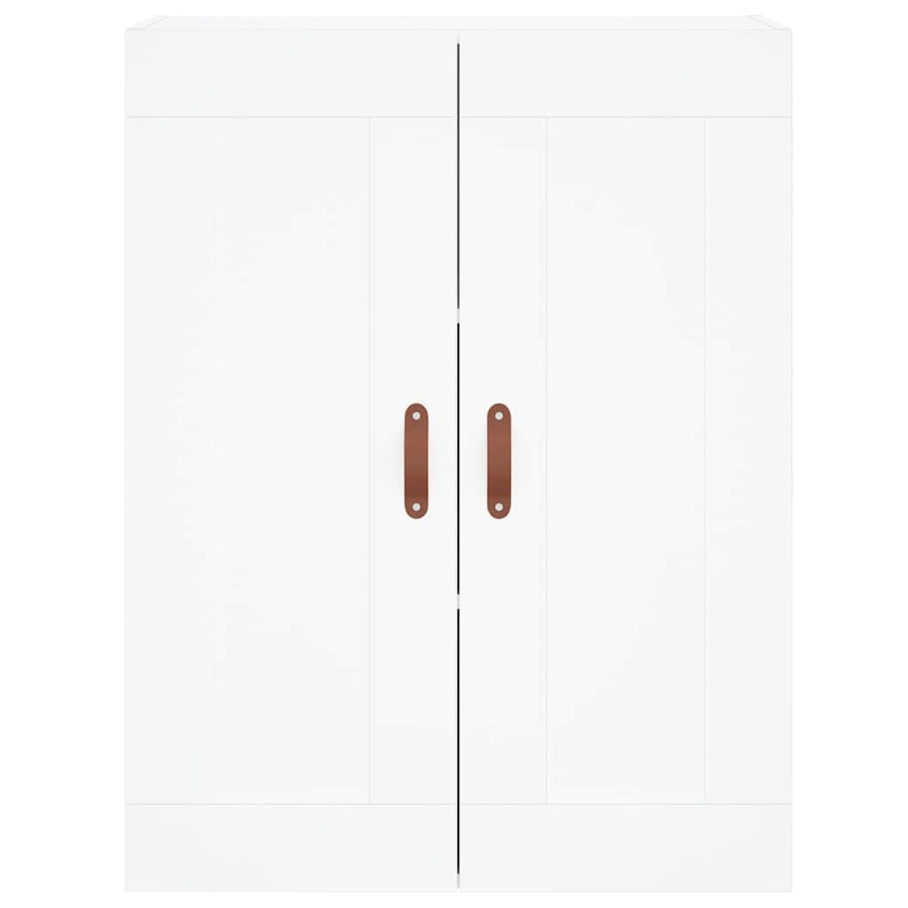 Ντουλάπι Λευκό 69,5x34x180 εκ. από Επεξεργασμένο Ξύλο