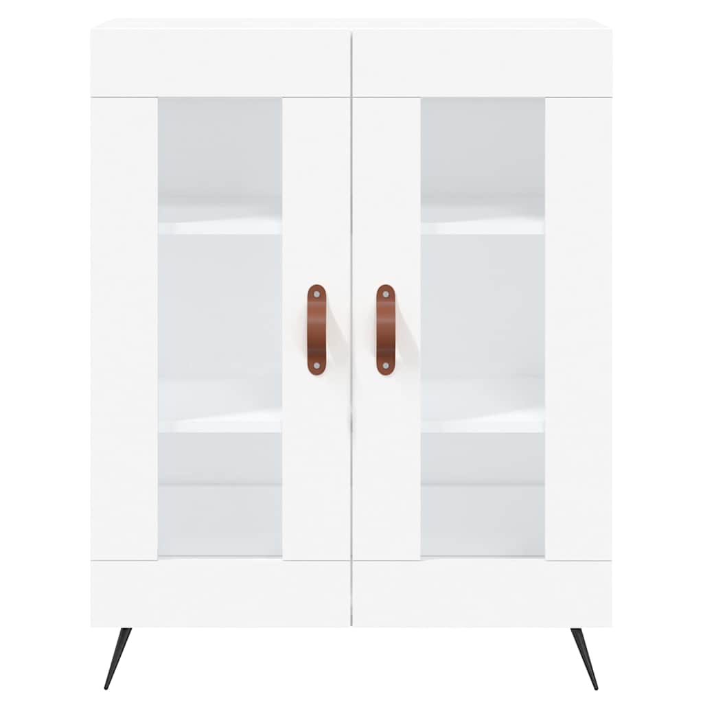 Ντουλάπι Λευκό 69,5x34x180 εκ. από Επεξεργασμένο Ξύλο