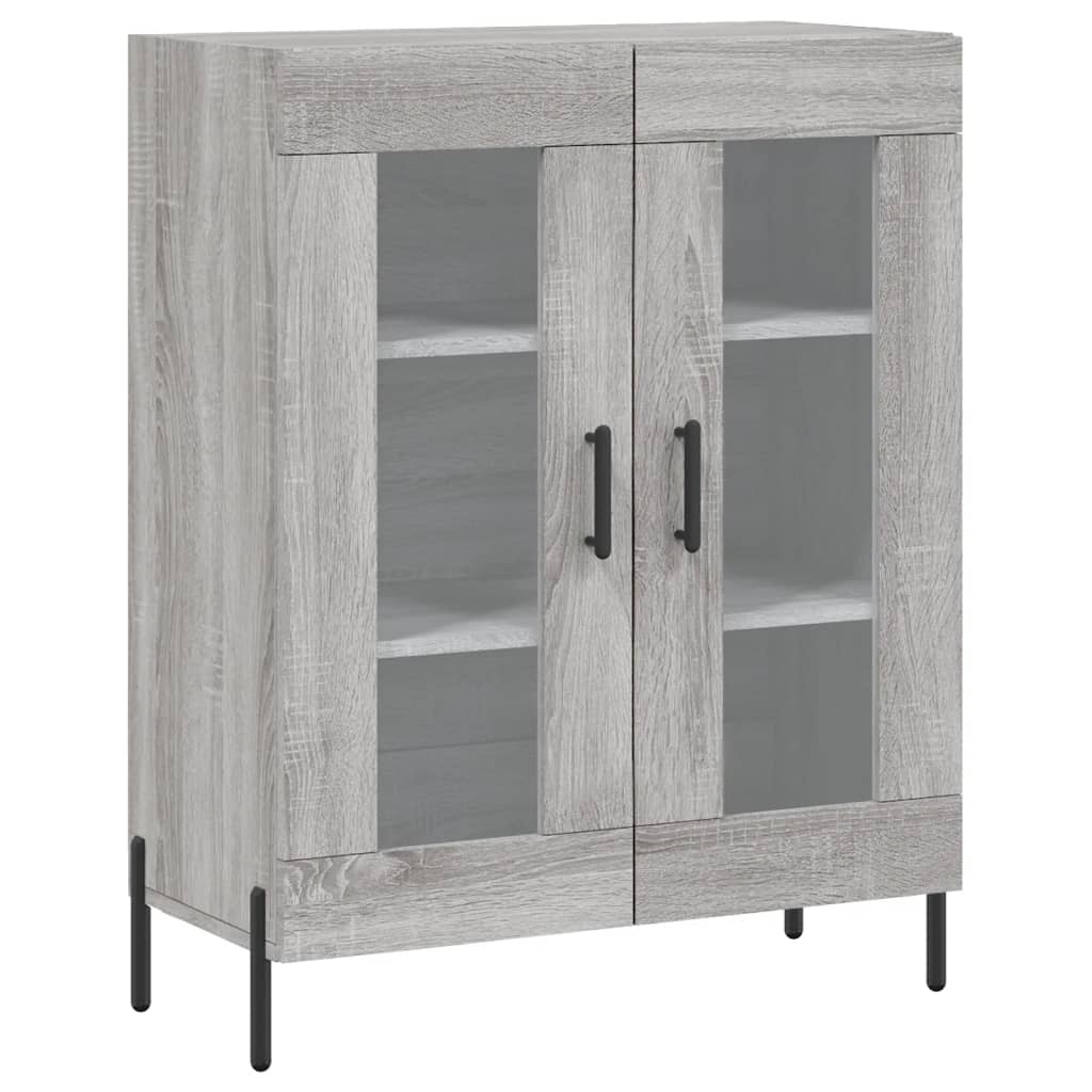 Ντουλάπι Γκρι Sonoma 69,5 x 34 x 180 εκ. Επεξεργασμένο Ξύλο - Pakobazaar