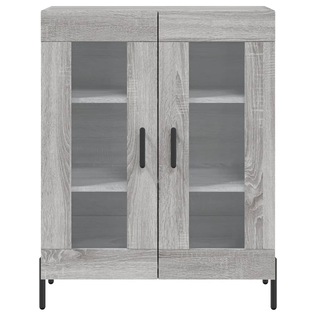 Ντουλάπι Γκρι Sonoma 69,5 x 34 x 180 εκ. Επεξεργασμένο Ξύλο - Pakobazaar