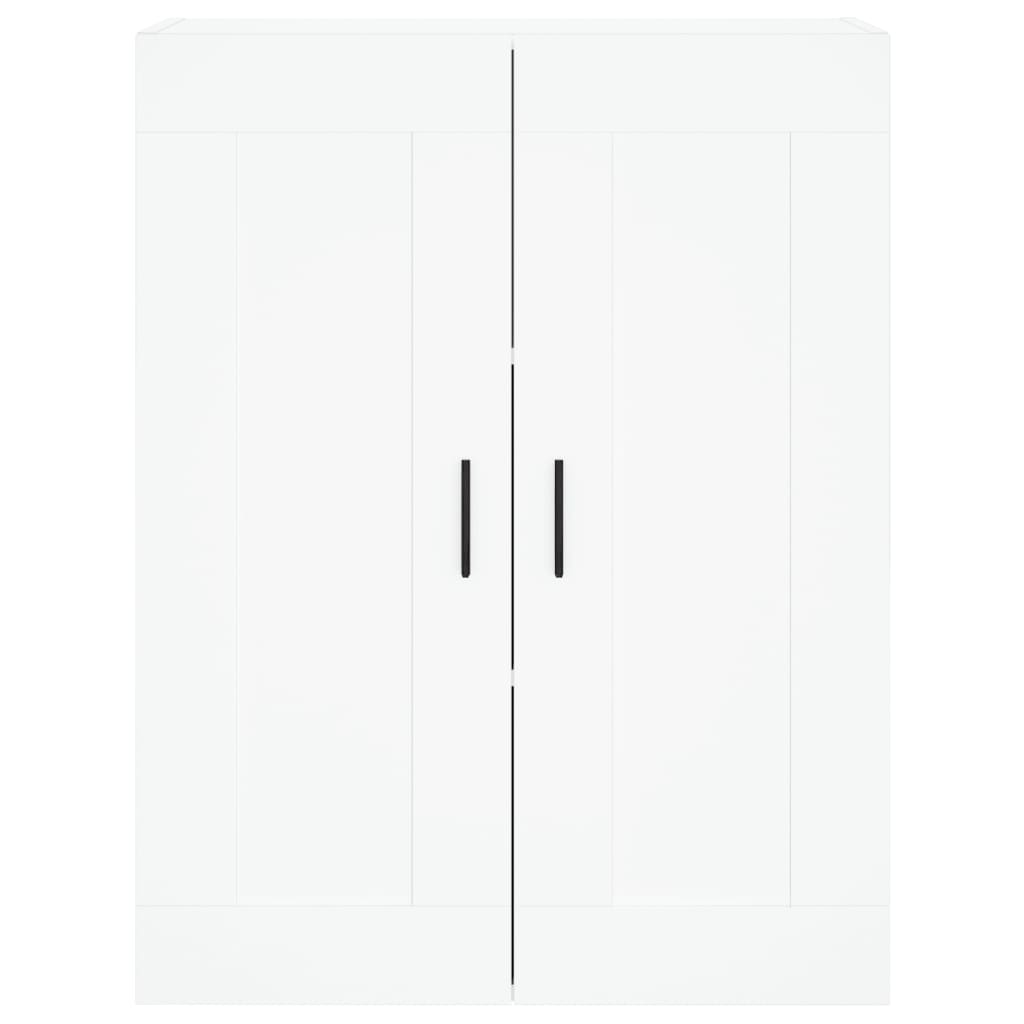 Ντουλάπι Λευκό 69,5x34x180 εκ. από Επεξεργασμένο Ξύλο