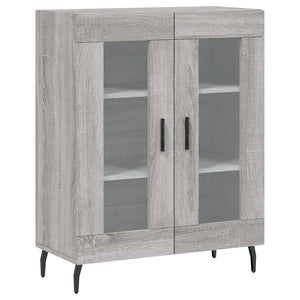 Ντουλάπι Γκρι Sonoma 69,5 x 34 x 180 εκ. Επεξεργασμένο Ξύλο