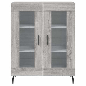 Ντουλάπι Γκρι Sonoma 69,5 x 34 x 180 εκ. Επεξεργασμένο Ξύλο