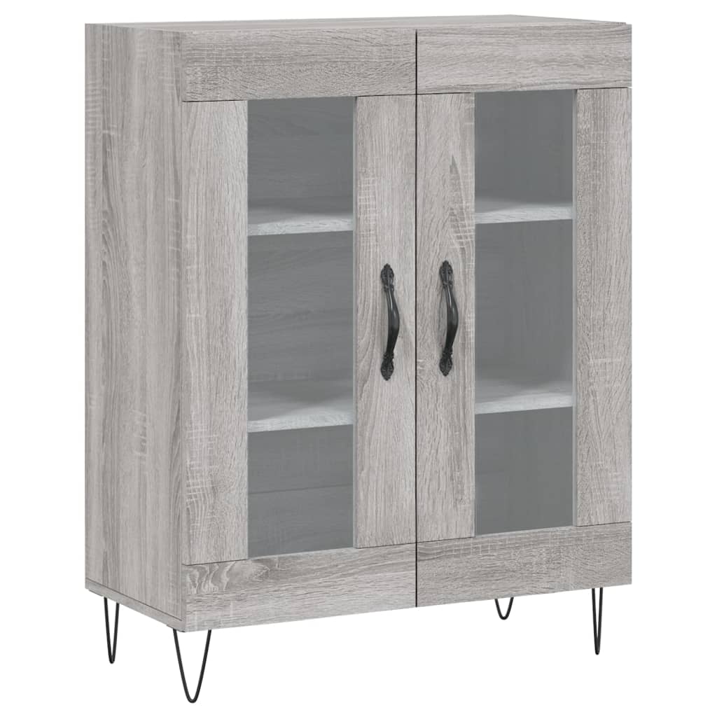 Ντουλάπι Γκρι Sonoma 69,5 x 34 x 180 εκ. Επεξεργασμένο Ξύλο