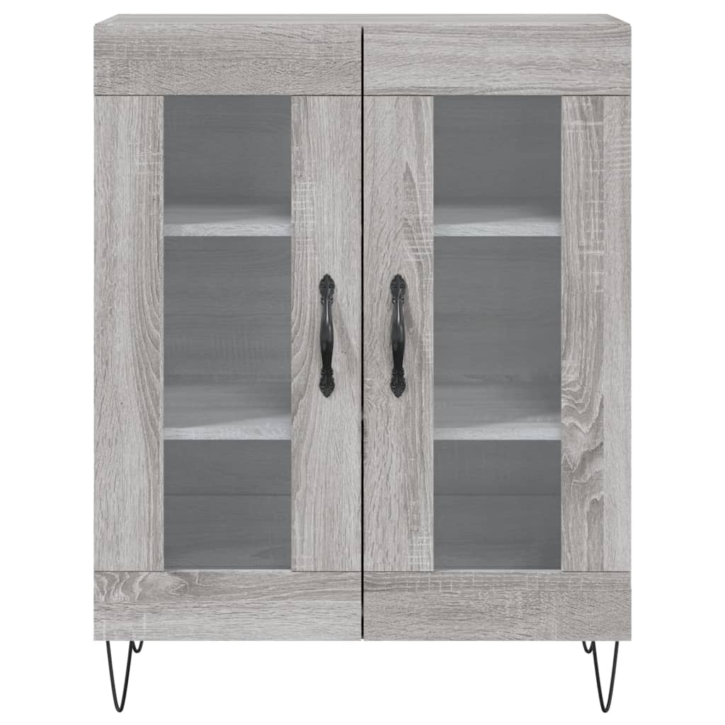 Ντουλάπι Γκρι Sonoma 69,5 x 34 x 180 εκ. Επεξεργασμένο Ξύλο