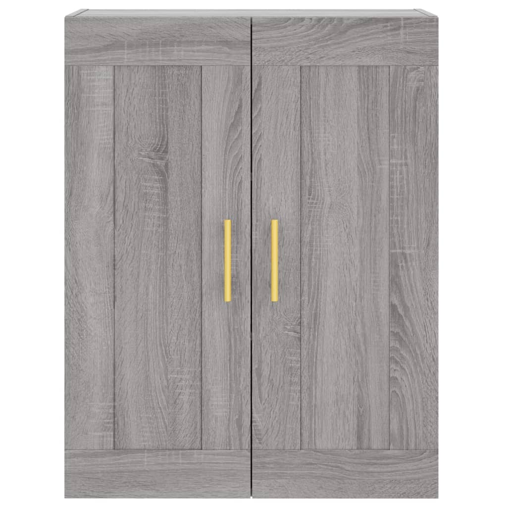 Ντουλάπι Γκρι Sonoma 69,5 x 34 x 180 εκ. Επεξεργασμένο Ξύλο