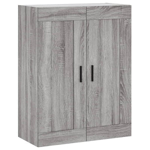 Ντουλάπι Γκρι Sonoma 69,5 x 34 x 180 εκ. Επεξεργασμένο Ξύλο - Pakobazaar