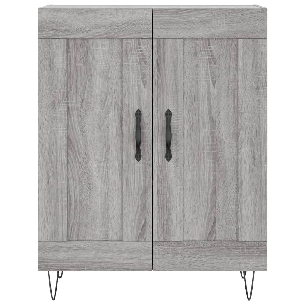 Ντουλάπι Γκρι Sonoma 69,5 x 34 x 180 εκ. Επεξεργασμένο Ξύλο