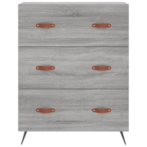 Ντουλάπι Γκρι Sonoma 69,5 x 34 x 180 εκ. Επεξεργασμένο Ξύλο