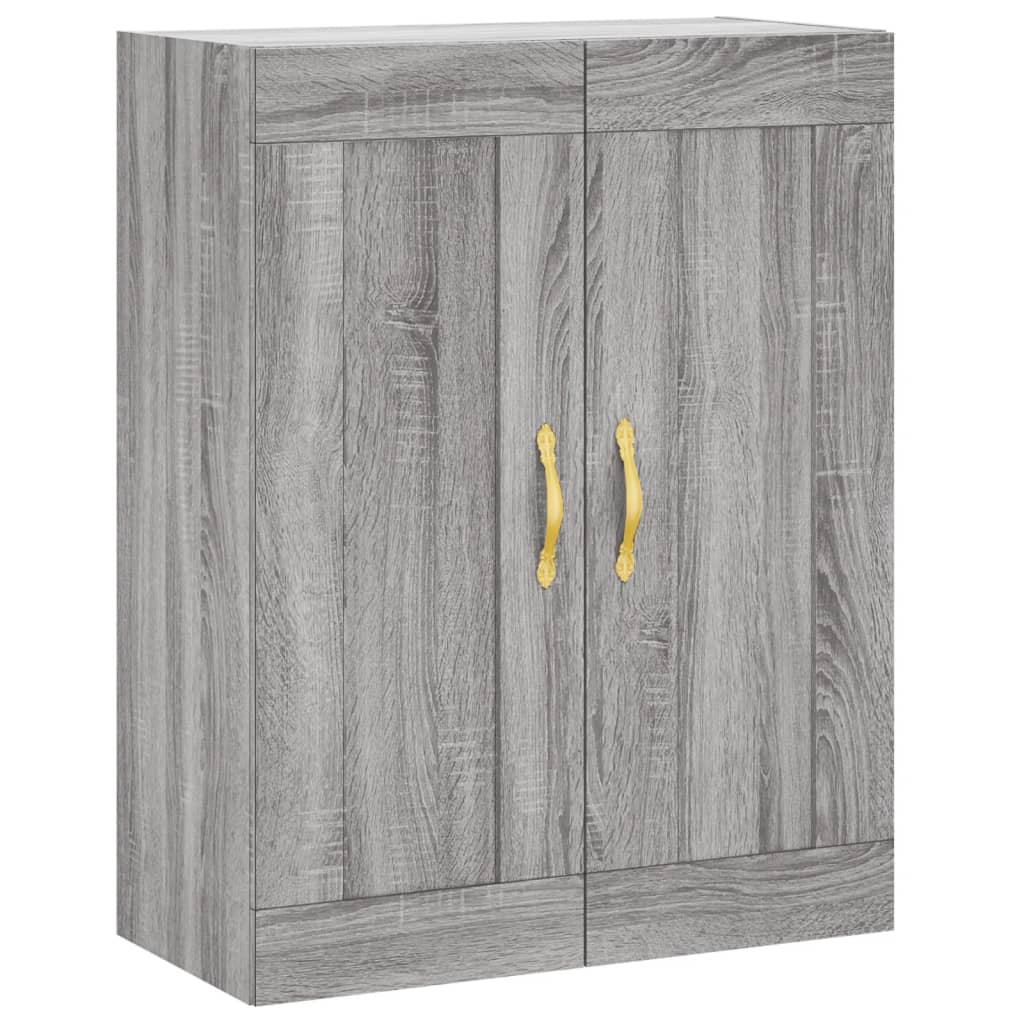 Ντουλάπι Γκρι Sonoma 69,5 x 34 x 180 εκ. Επεξεργασμένο Ξύλο