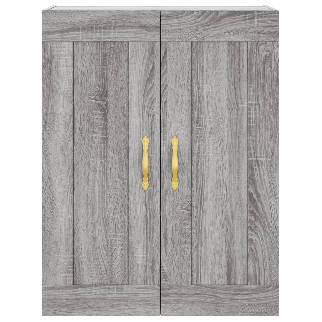 Ντουλάπι Γκρι Sonoma 69,5 x 34 x 180 εκ. Επεξεργασμένο Ξύλο