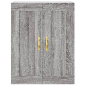 Ντουλάπι Γκρι Sonoma 69,5 x 34 x 180 εκ. Επεξεργασμένο Ξύλο