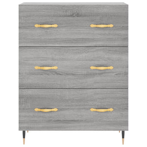 Ντουλάπι Γκρι Sonoma 69,5 x 34 x 180 εκ. Επεξεργασμένο Ξύλο
