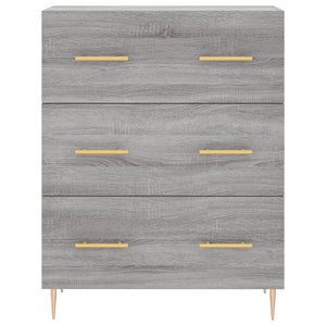 Ντουλάπι Γκρι Sonoma 69,5 x 34 x 180 εκ. Επεξεργασμένο Ξύλο