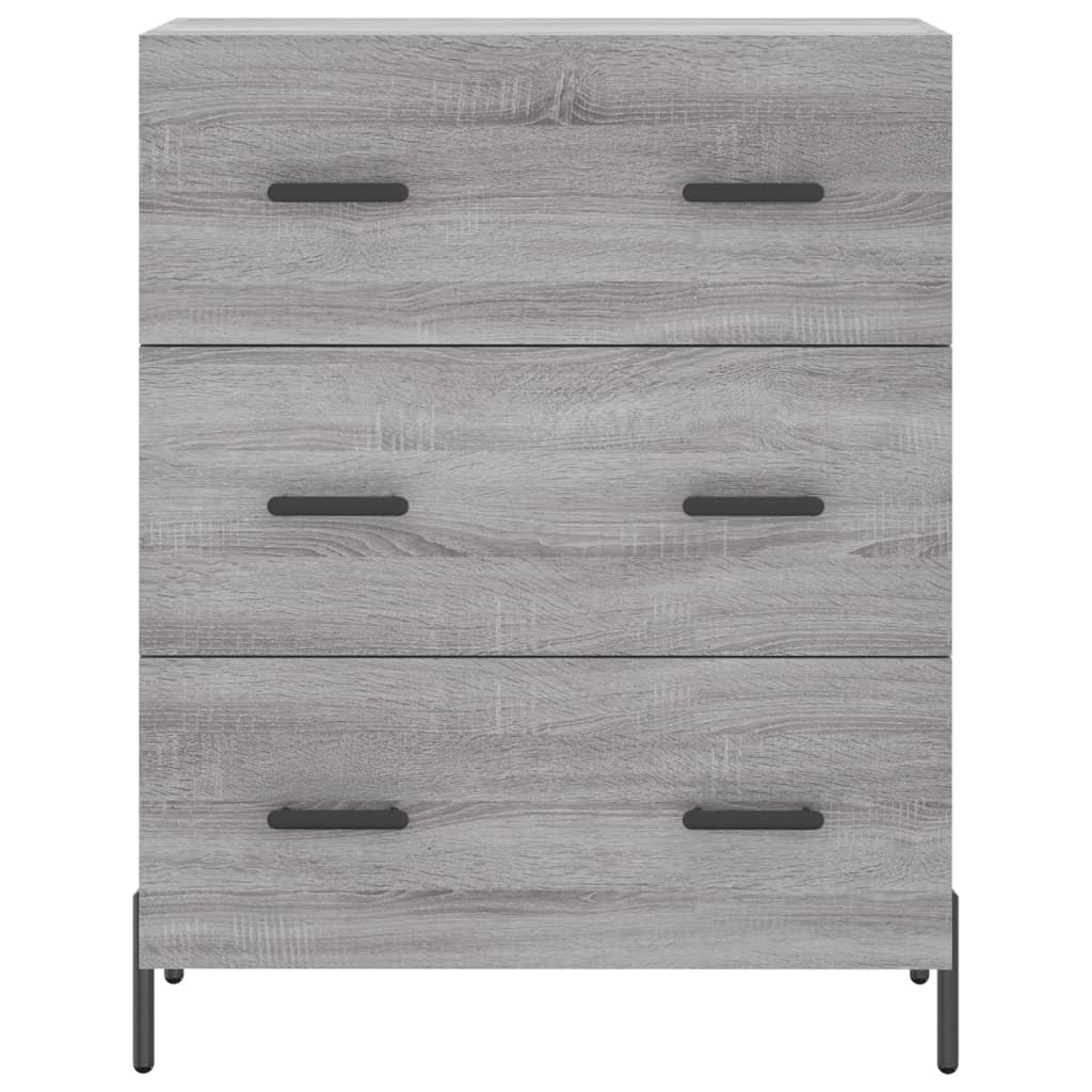 Ντουλάπι Γκρι Sonoma 69,5 x 34 x 180 εκ. Επεξεργασμένο Ξύλο - Pakobazaar