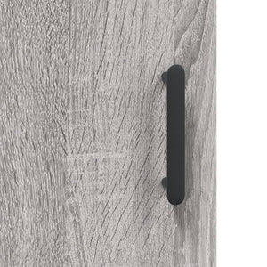 Ντουλάπι Γκρι Sonoma 69,5 x 34 x 180 εκ. Επεξεργασμένο Ξύλο - Pakobazaar