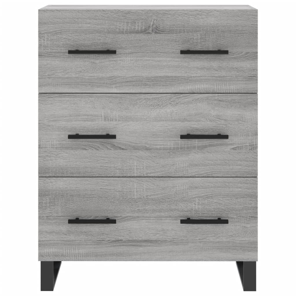 Ντουλάπι Γκρι Sonoma 69,5 x 34 x 180 εκ. Επεξεργασμένο Ξύλο - Pakobazaar