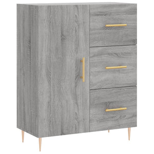 Ντουλάπι Γκρι Sonoma 69,5 x 34 x 180 εκ. Επεξεργασμένο Ξύλο