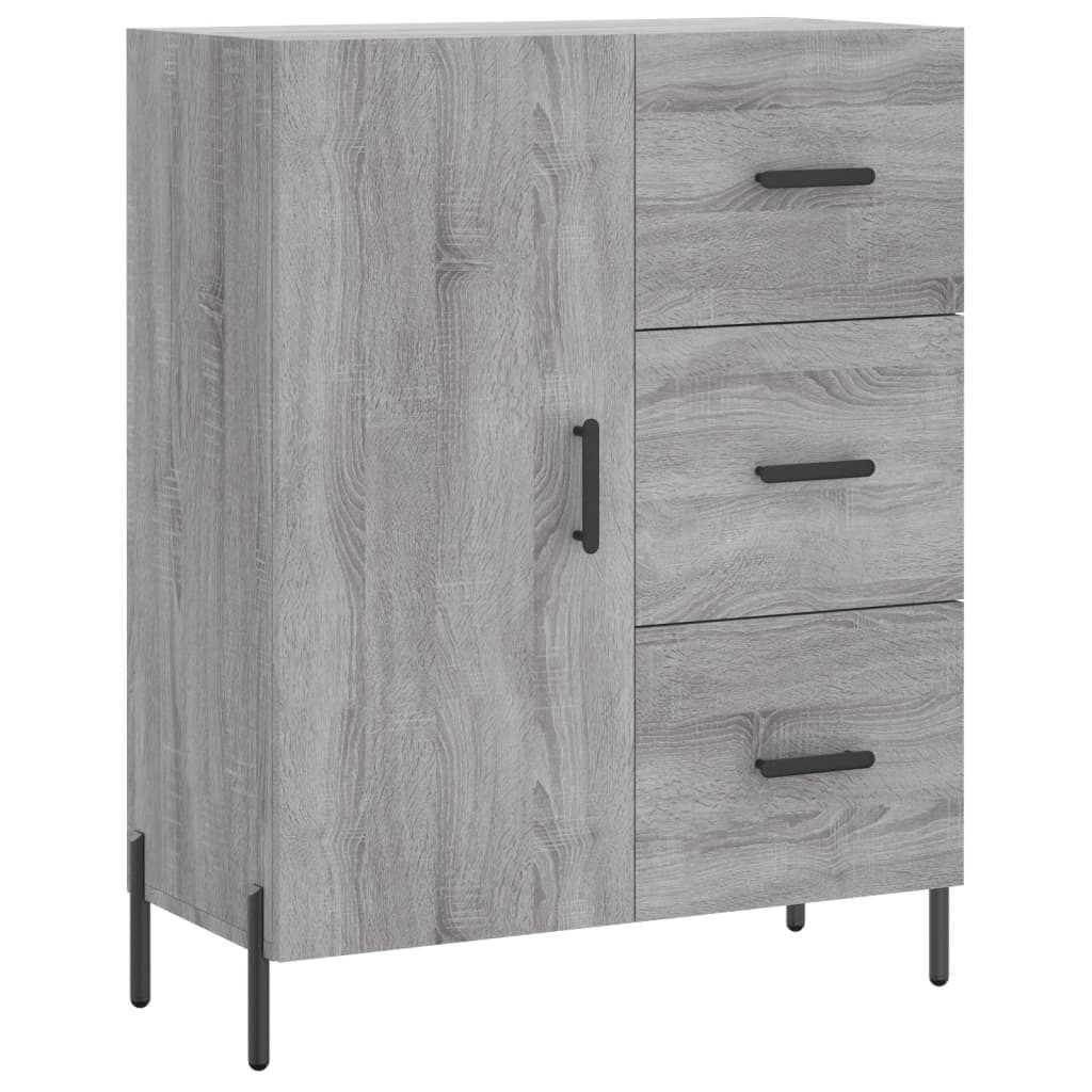 Ντουλάπι Γκρι Sonoma 69,5 x 34 x 180 εκ. Επεξεργασμένο Ξύλο