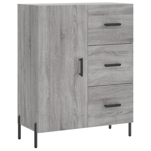 Ντουλάπι Γκρι Sonoma 69,5 x 34 x 180 εκ. Επεξεργασμένο Ξύλο