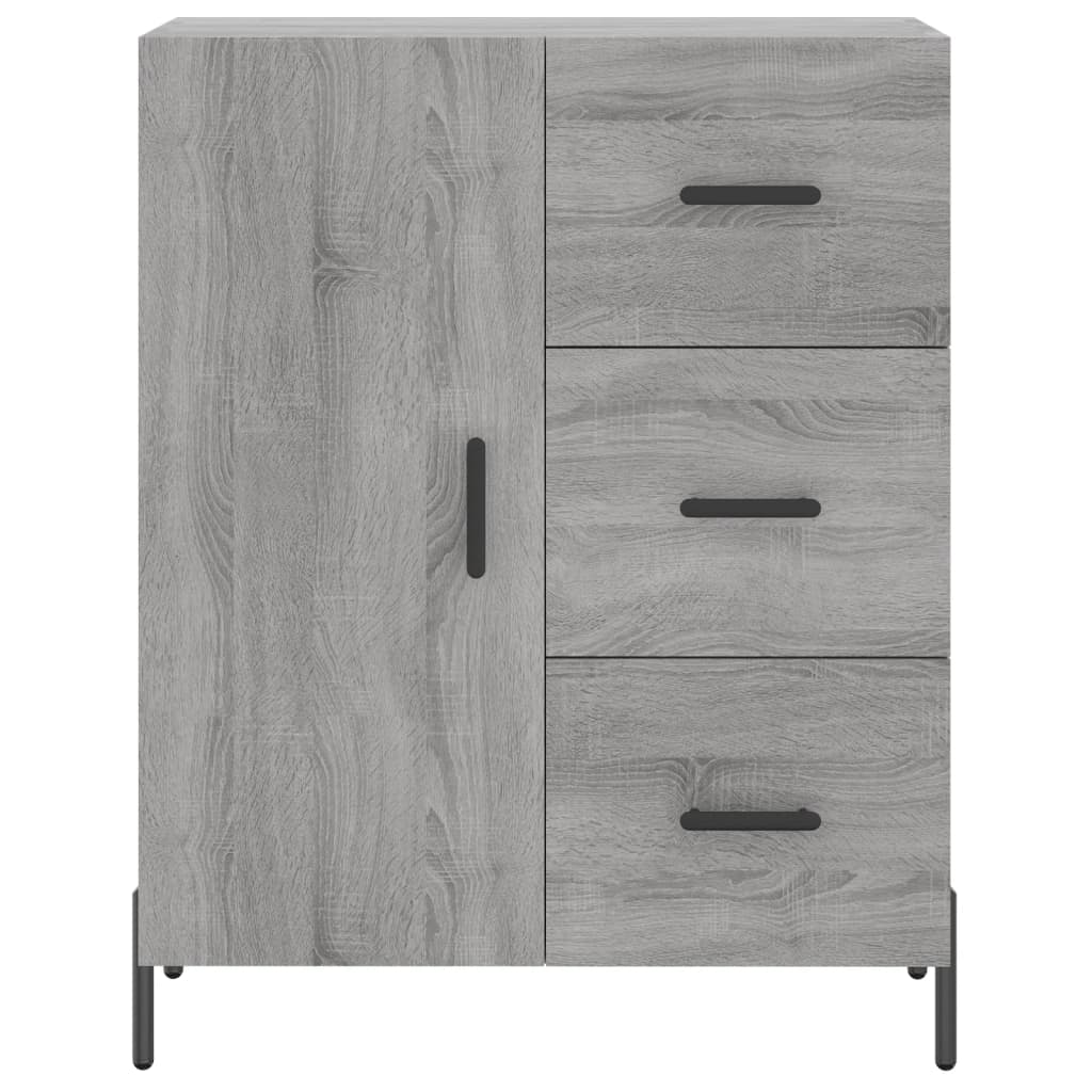 Ντουλάπι Γκρι Sonoma 69,5 x 34 x 180 εκ. Επεξεργασμένο Ξύλο