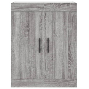Ντουλάπι Γκρι Sonoma 69,5 x 34 x 180 εκ. Επεξεργασμένο Ξύλο