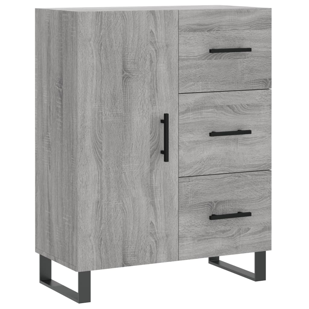 Ντουλάπι Γκρι Sonoma 69,5 x 34 x 180 εκ. Επεξεργασμένο Ξύλο