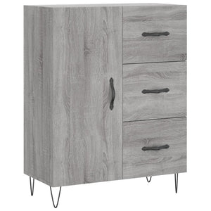 Ντουλάπι Γκρι Sonoma 69,5 x 34 x 180 εκ. Επεξεργασμένο Ξύλο - Pakobazaar