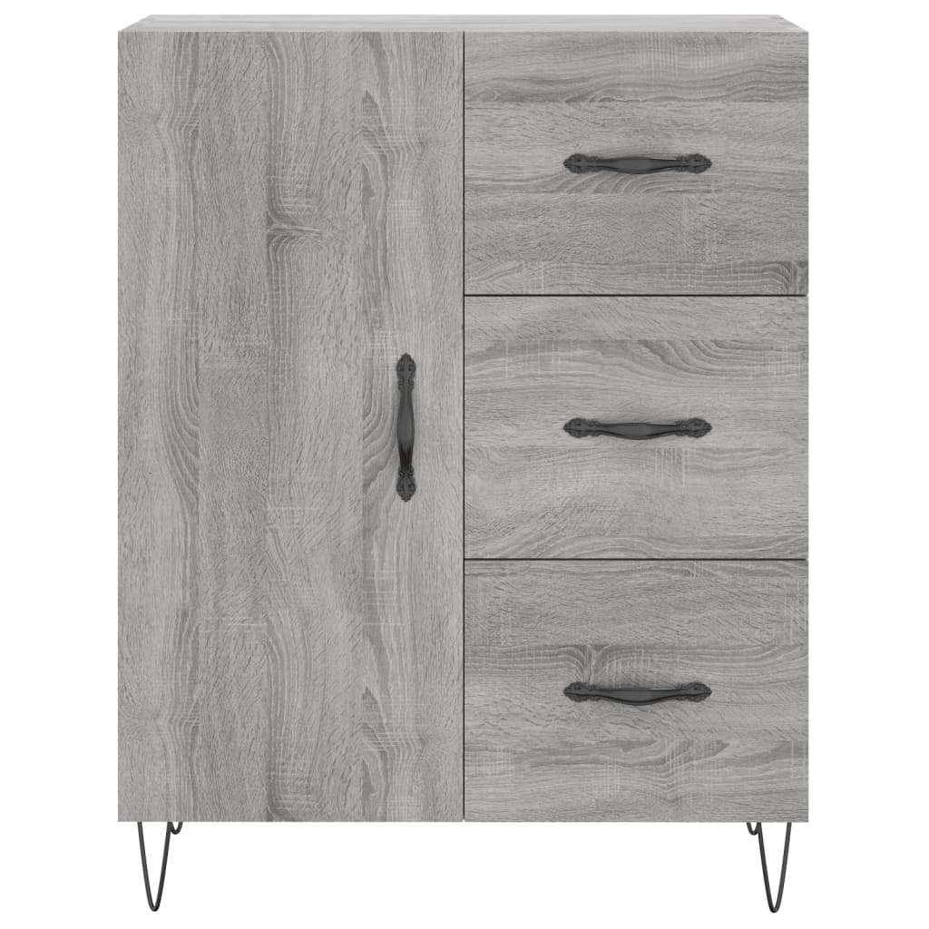 Ντουλάπι Γκρι Sonoma 69,5 x 34 x 180 εκ. Επεξεργασμένο Ξύλο - Pakobazaar