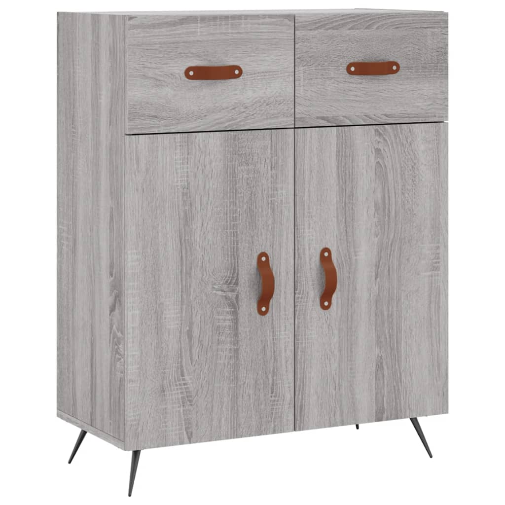 Ντουλάπι Γκρι Sonoma 69,5 x 34 x 180 εκ. Επεξεργασμένο Ξύλο