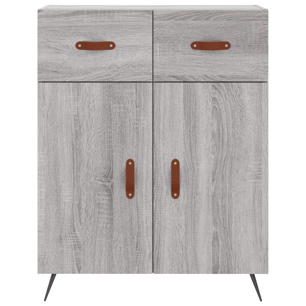 Ντουλάπι Γκρι Sonoma 69,5 x 34 x 180 εκ. Επεξεργασμένο Ξύλο