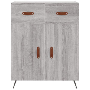 Ντουλάπι Γκρι Sonoma 69,5 x 34 x 180 εκ. Επεξεργασμένο Ξύλο