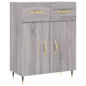 Ντουλάπι Γκρι Sonoma 69,5 x 34 x 180 εκ. Επεξεργασμένο Ξύλο