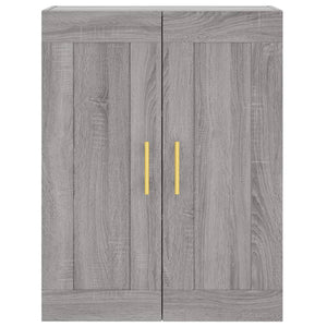 Ντουλάπι Γκρι Sonoma 69,5 x 34 x 180 εκ. Επεξεργασμένο Ξύλο