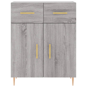 Ντουλάπι Γκρι Sonoma 69,5 x 34 x 180 εκ. Επεξεργασμένο Ξύλο