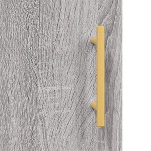 Ντουλάπι Γκρι Sonoma 69,5 x 34 x 180 εκ. Επεξεργασμένο Ξύλο