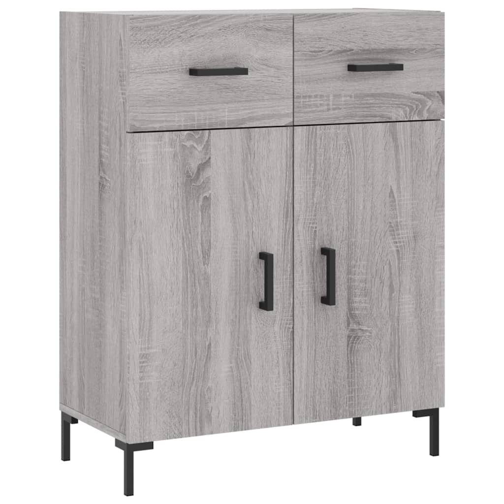 Ντουλάπι Γκρι Sonoma 69,5 x 34 x 180 εκ. Επεξεργασμένο Ξύλο - Pakobazaar