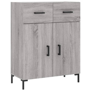 Ντουλάπι Γκρι Sonoma 69,5 x 34 x 180 εκ. Επεξεργασμένο Ξύλο - Pakobazaar