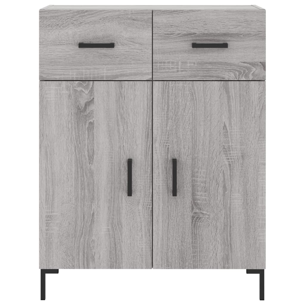 Ντουλάπι Γκρι Sonoma 69,5 x 34 x 180 εκ. Επεξεργασμένο Ξύλο - Pakobazaar