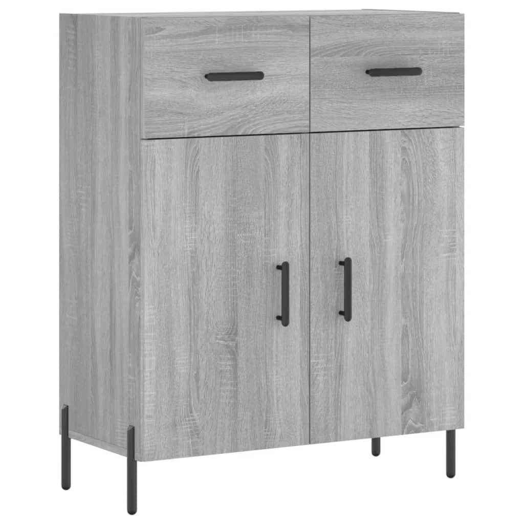 Ντουλάπι Γκρι Sonoma 69,5 x 34 x 180 εκ. Επεξεργασμένο Ξύλο